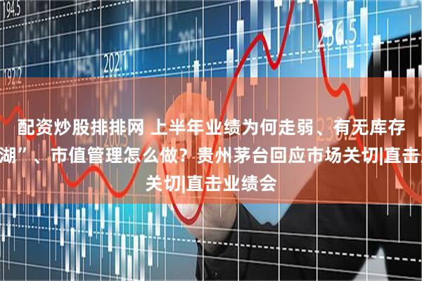 配资炒股排排网 上半年业绩为何走弱、有无库存“堰塞湖”、市值管理怎么做？贵州茅台回应市场关切|直击业绩会